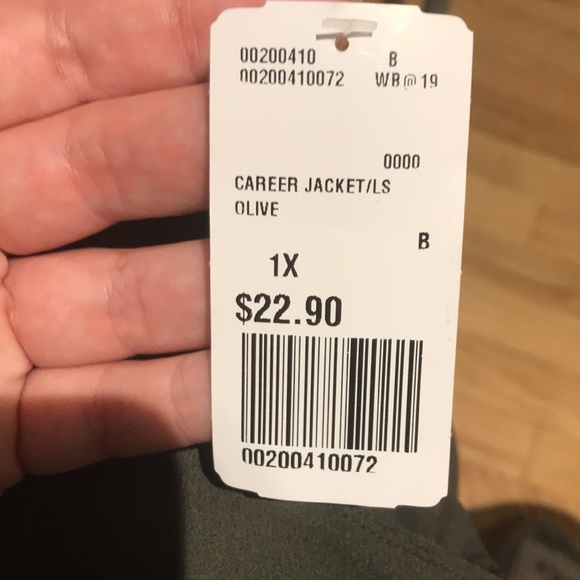 Olive Career jacket NWT - Picture 3 of 3